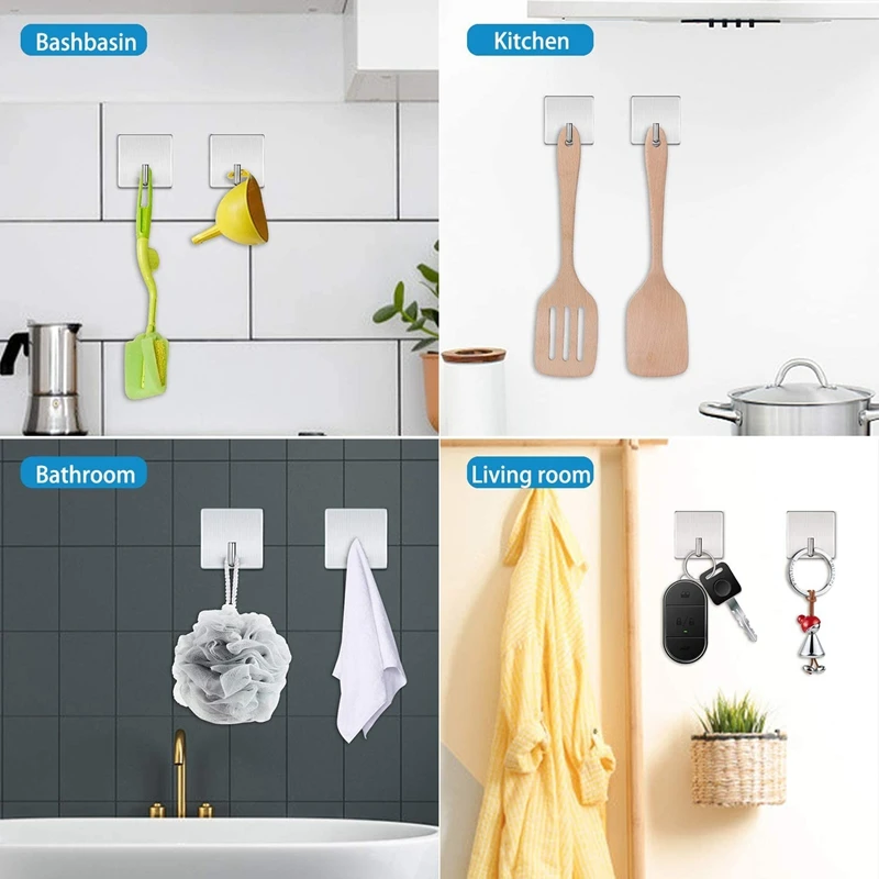 

Paper Towel Holder - Self Adhesive Paper Towel Holder Under Cabinet Mount for Kitchen Bathroom Large Roll Paper