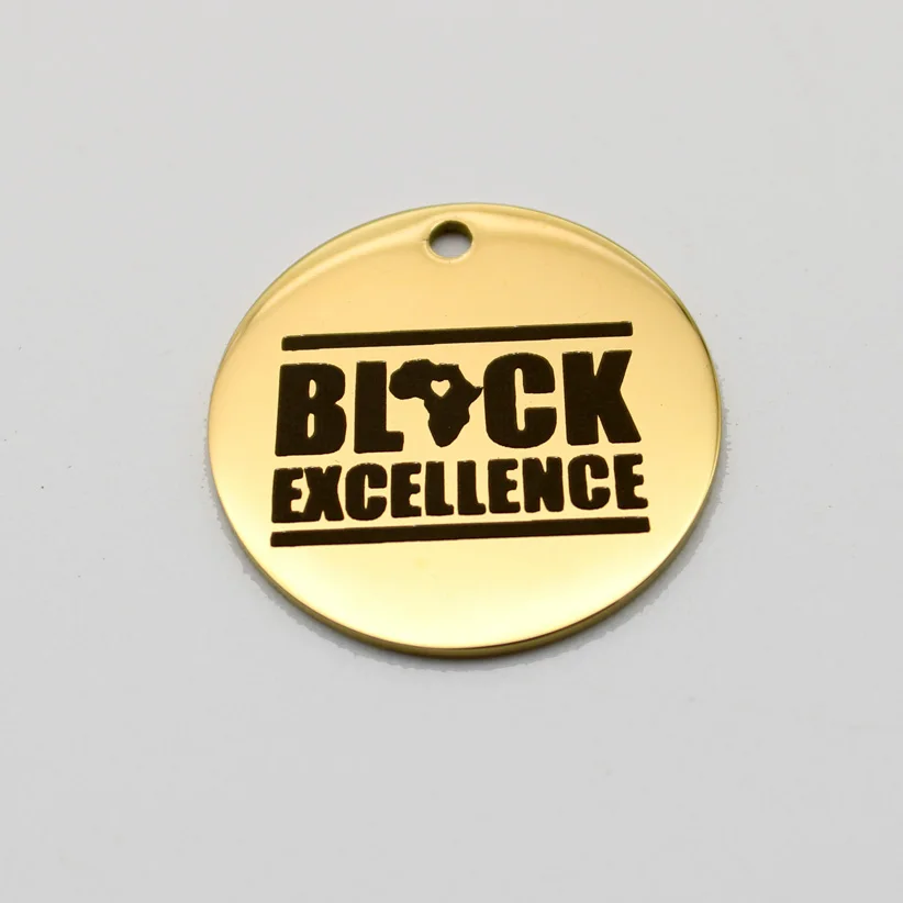 

20 штук черный передового опыта Подвески Подвеска на шею из нержавеющей стали афро очаровательные черные босоножки DIY ручной работы аксессуары