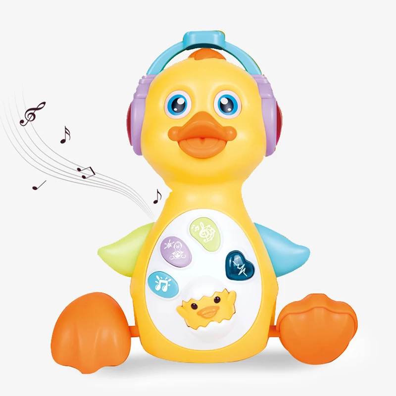 

Electric Swing Duck Singing And Dancing Musical Toys Early Learning Story Machine Baby Phone Toy Children's Toys