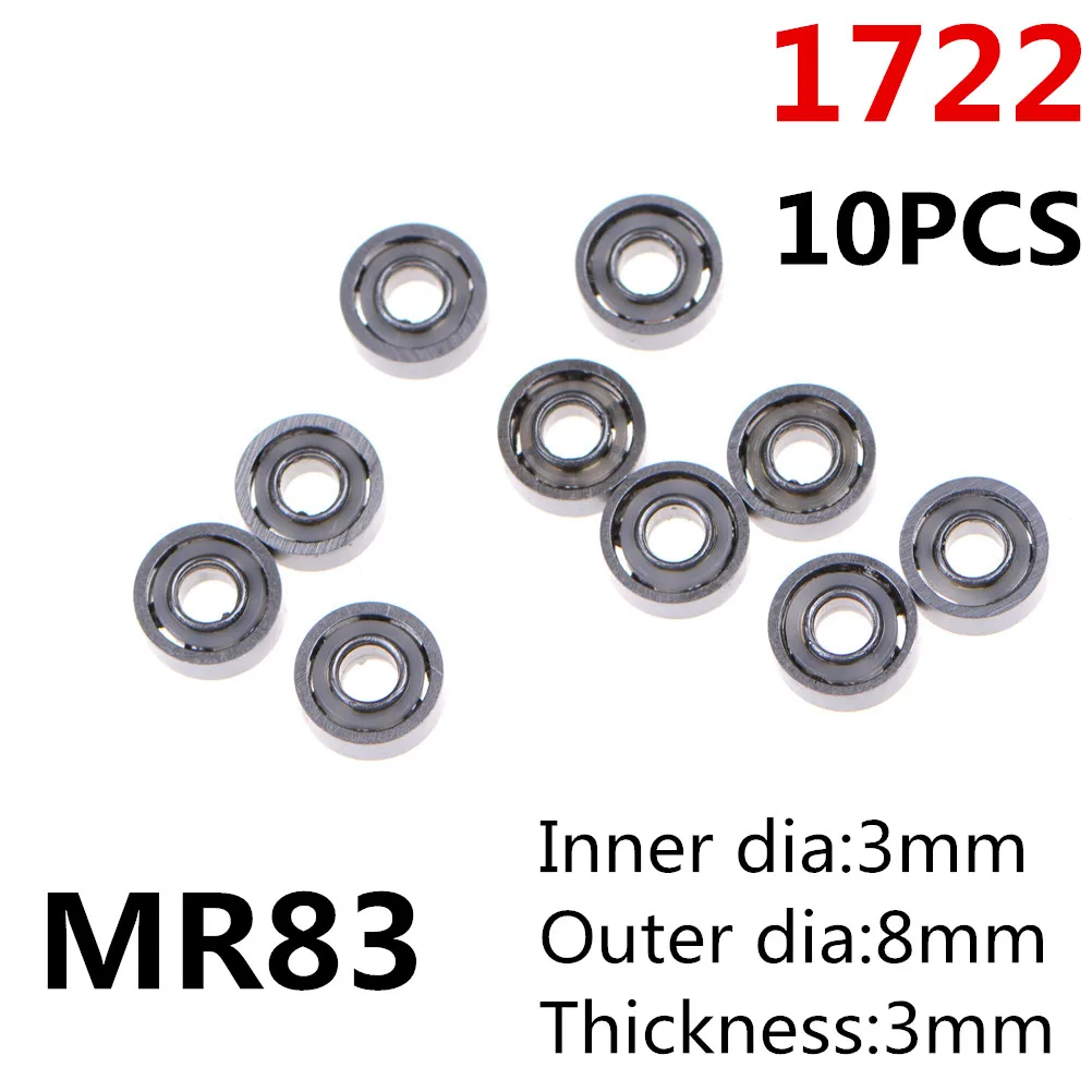 

10Pcs MR62ZZ MR83 693ZZ Metal Shielded Precision Ball Bearings Mini Bearings Wholesale (2x6x2.5mm)