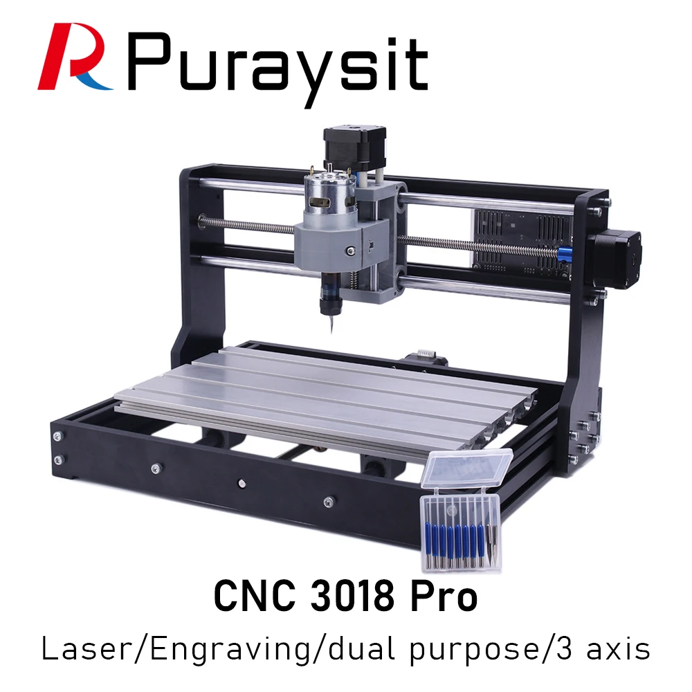 Лазерный гравер CNC3018 фрезерный гравировальный станок деревообрабатывающий с ЧПУ