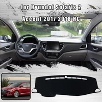 car dashboard cover dash mat for hyundai solaris 2 accent 2017 2018 hc auto non slip sun shade pad carpet