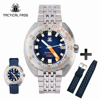 tactical frog sub 300t diver watch man new arrival scratch resistant sapphire crystal 200m waterproof 316l bracelet mens watch