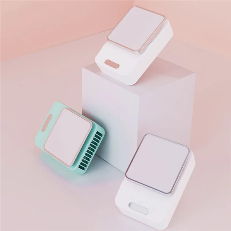 

New USB Portable Personal Hanging waist Fan With Recharge Battery Ultra quiet Wearable Electric Fan handheld Air Conditioner