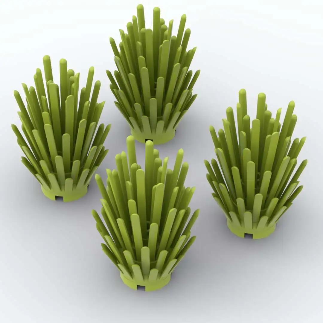 

40pcs/lot Plant Prickly Bush MOC Building Block Assembles Particles Bricks Toy 2x2x4 diy Toys for Kids Children Gifts 6064