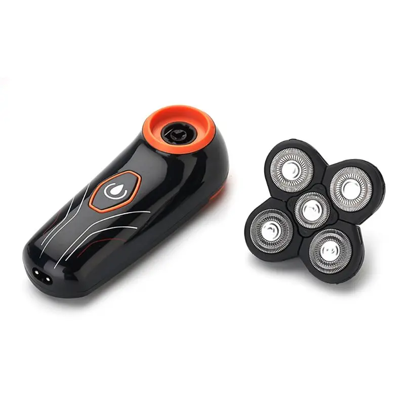 5 в 1 перезаряжаемая Бритва для лысых мужчин электробритва волос триммер бороды