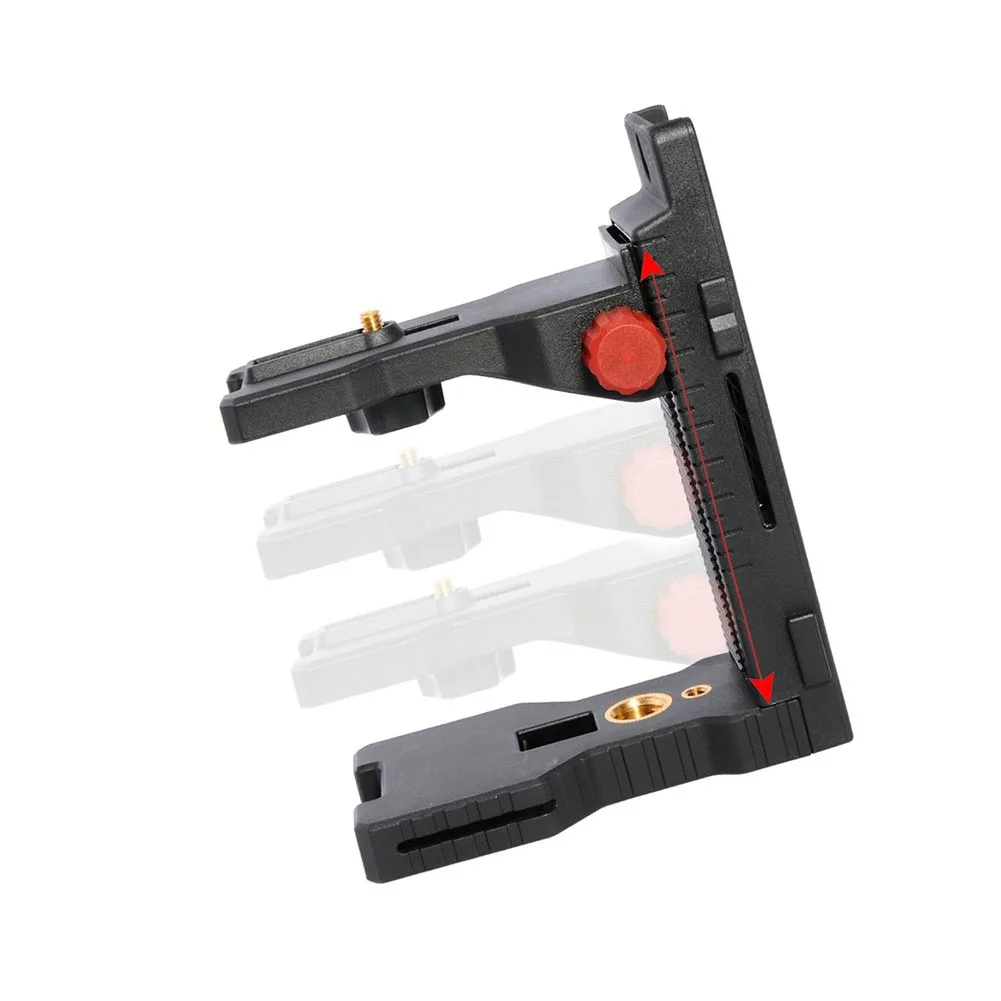 

1/4inch Thread Hangs Plastic Adjustable Bracket Durable Infrared Level Universal Holder Wall Mounted L Shape Adapter Magnetic