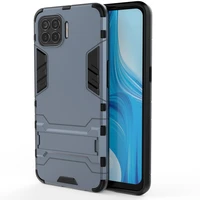 hybrid armor case for oppo reno 4 lite case reno 4z 5g with stand protector phone cover for oppo f17 pro realme q2 pro