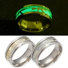 2021 люминесцентное кольцо AK47, инкрустированное зеленым фоном, модное мужское люминесцентное светящееся кольцо, лучший изысканный подарок для парня