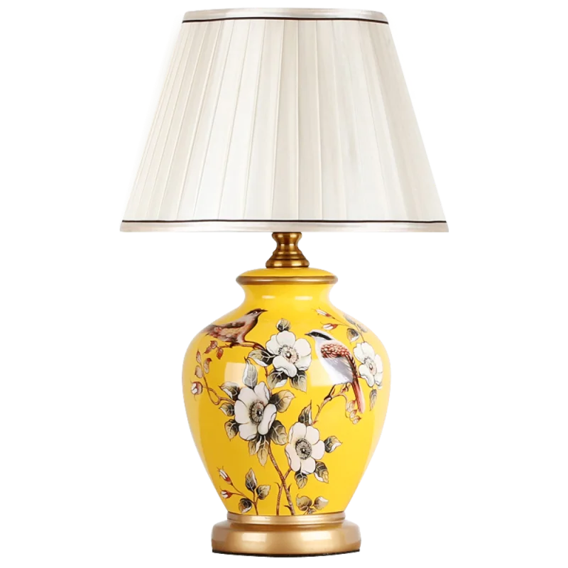 Керамические настольные лампы AOSONG медные современные роскошные настосветильник