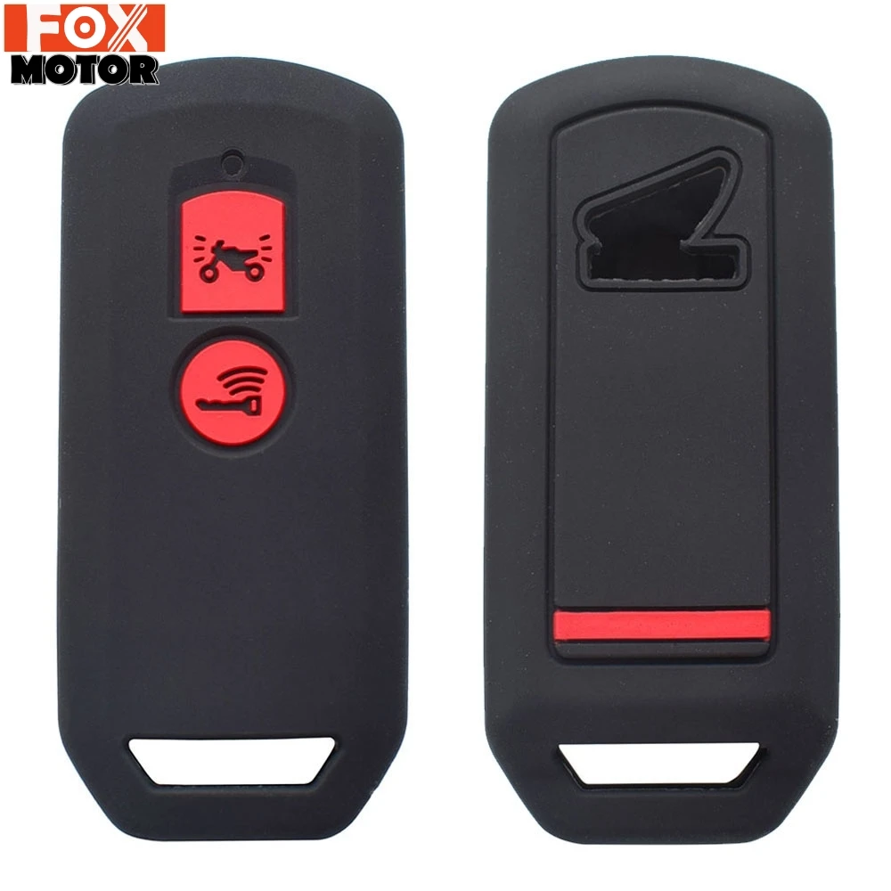 

Силиконовые Remote Key Fob чехол для Honda PCX 150 Hybrid X-ADV SH125 Scoopy SH300 Forza 125 300 2018 2019 2 Кнопка Key Cover