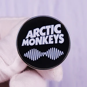 Arctic Monkeys Music Albums Rock Music Enamel Brooch Pin Backpack Hat Bag Lapel Pins Badges Fashion  in Pakistan