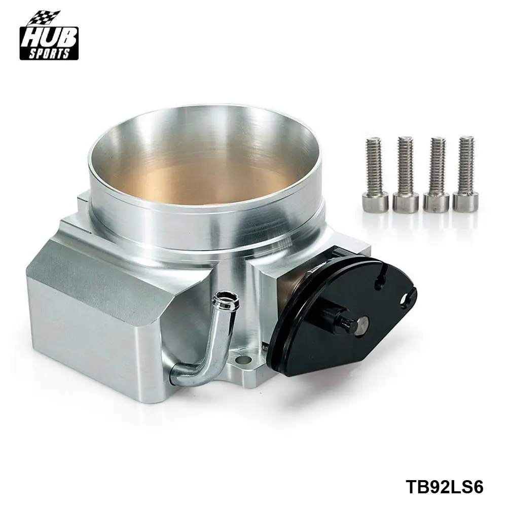 High Flow Aluminum Intake Manifold 92mm Throttle Body Performance Billet For Chevy GM GEN III LS1 LS2 LS6 HU-TB92LS6 | Автомобили и