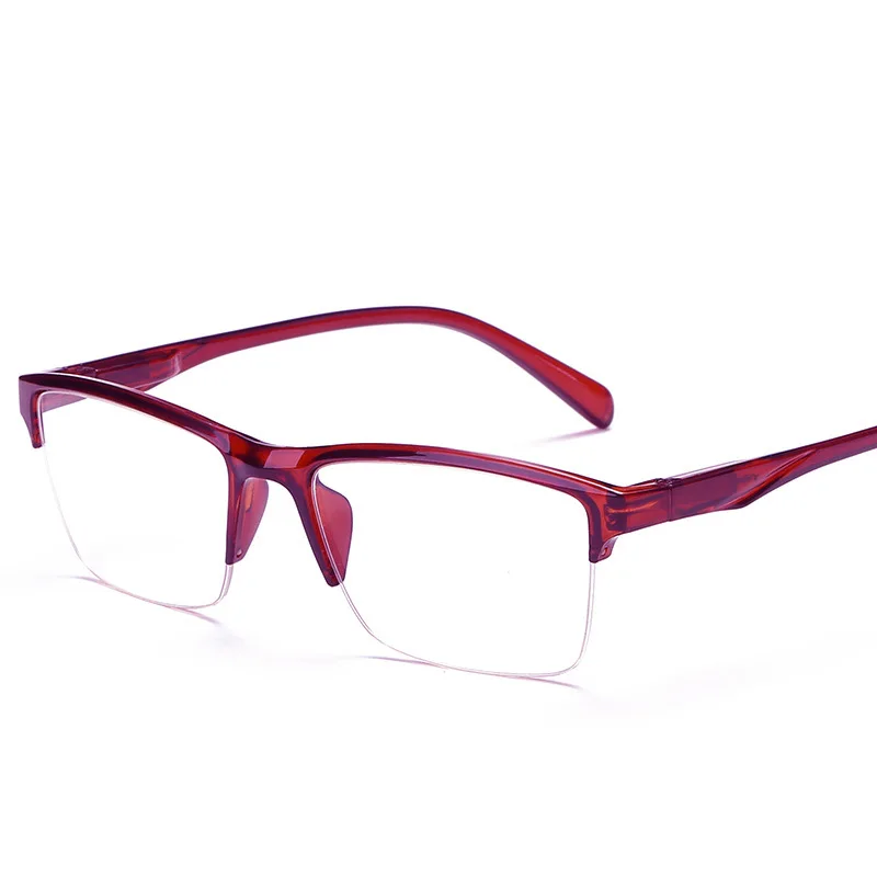 

Women Men Red Semi-diopter Reading Reading Glasses Retro Clear Lens Presbyopic Glasses +75 +1.5 2.0 3.0 4.0