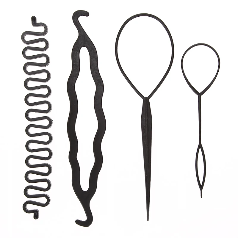 Набор для завивки волос 4 шт./компл. щипцы стайлинговая заколка инструмент