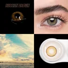 1 пара новых контактных линз цветные линзы для глаз самые натуральные цветные контактные линзы на год высокое качество