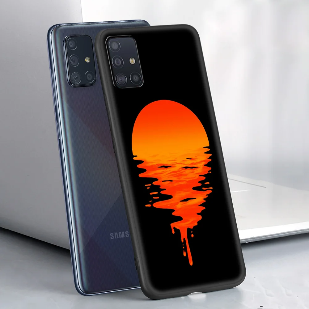 

Sunrise Scene Luxury Soft TPU Case for Samsung Galaxy A21S A51 A71 A12 A02S A21 EU A32 A52 A72 5G A41 A31 Phone Coque