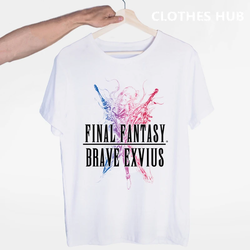 Final fantasy футболки модные мужские и женские топы с коротким рукавом унисекс