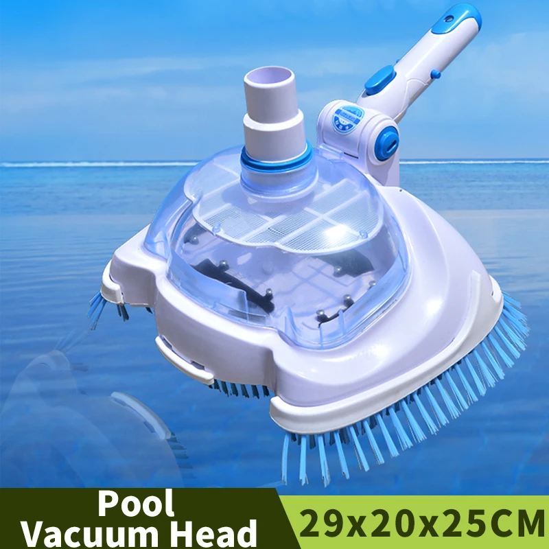 Pool Vacuum Head Pool Accessories Cleaning Tools Manual Vacuum Suction Head Sewage Suction Pool Machine With Transparent Cover