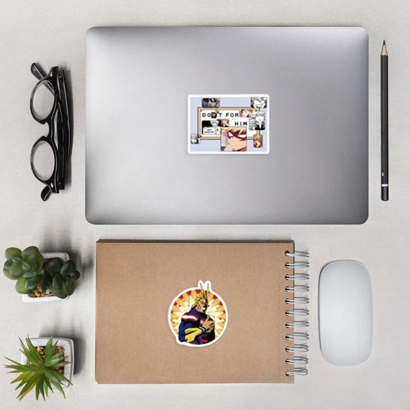 

100 pcs/pack Anime My Hero Academia Stickers Waterproof PVC Scrapbooking Notebook Phone Laptop Luggage Guitar Graffiti Decor
