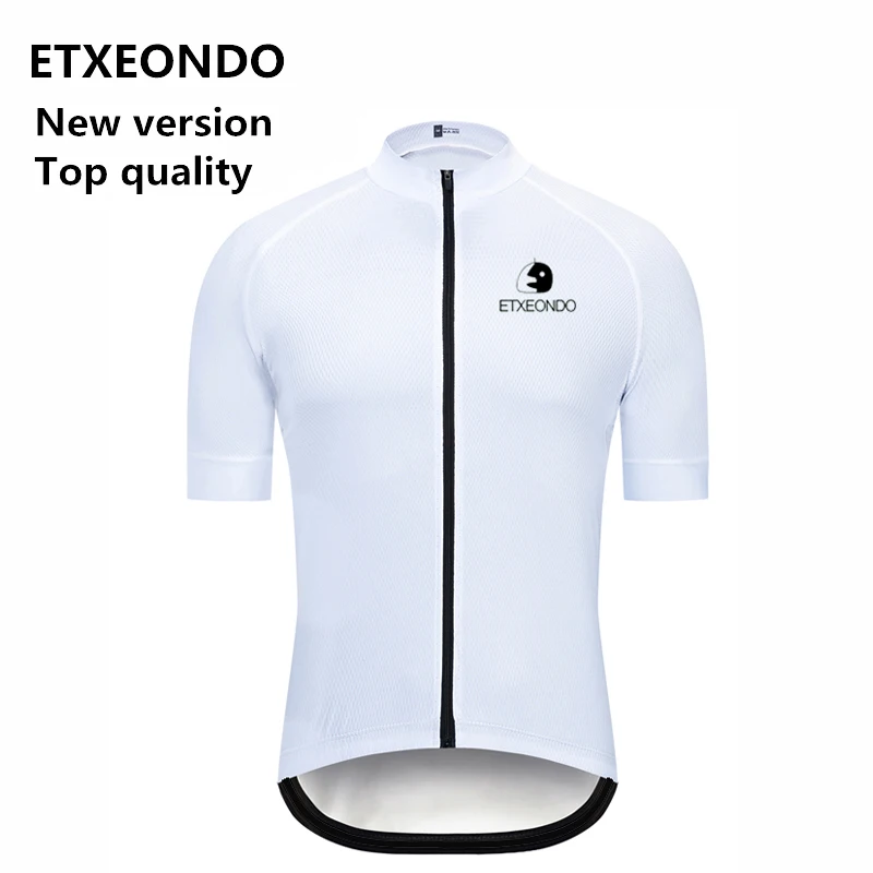 Новая версия! Etxeondo Велоспорт Джерси мужская команда короткий рукав рубашки