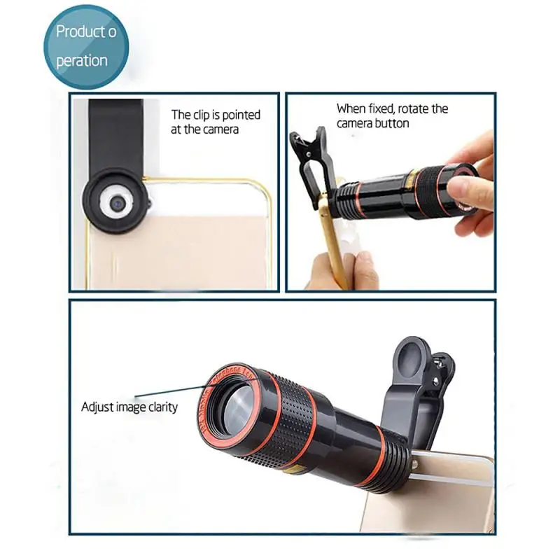mobile phone lens cell phone fish eye lenses phone lens kit super wide angle super macro hd camera camera telephotoe lens kits free global shipping