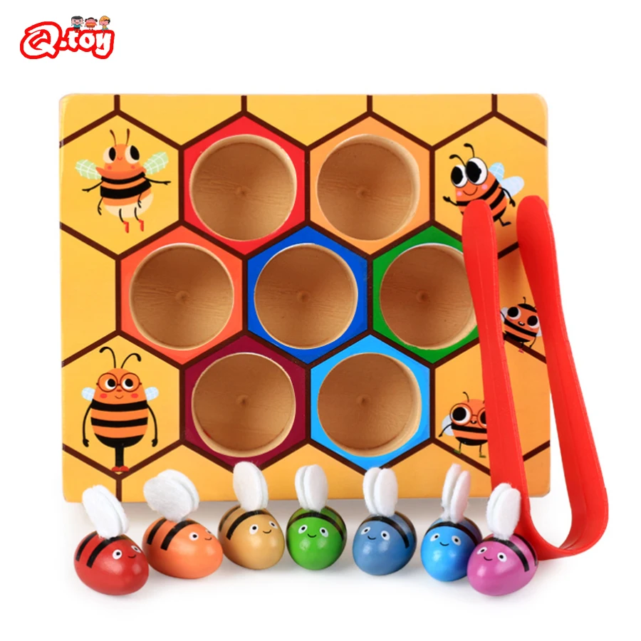 Горячие деревянные развивающие игрушки детские Монтессори раннее образование