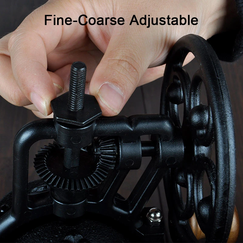 Классическая винтажная деревянная кофемолка керамическая коническая кофейная