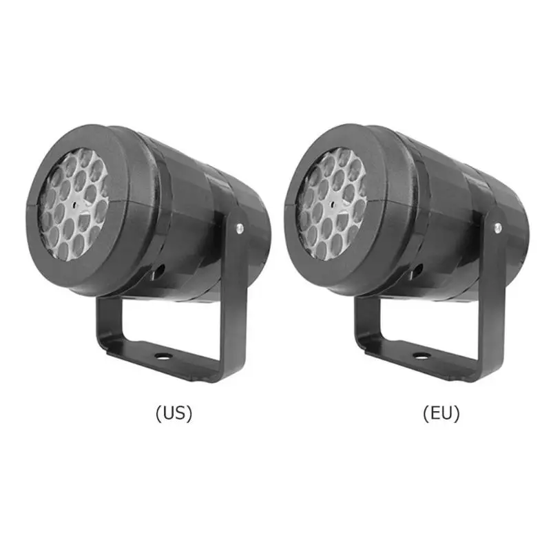 

4W Snowflake Pattern LED Projector Lights 85V-240V Holiday Home Party Decor Night Lamp DJ Light Laser Show Stage Lamp