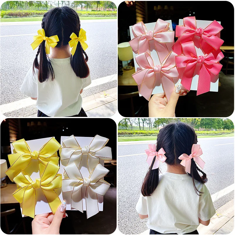 

Phnom penh cloth art bowknot hairpin baby cute little hair clip headdress bang the side back of the head hairpin children