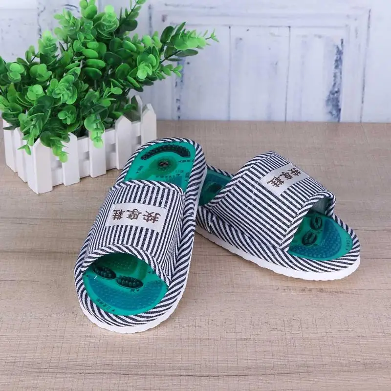

Foot Massage Acupuncture Slippers Health Shoe Reflexology Magnetic Sandals Acupuncture Healthy Feet Care Massager Magnet Shoes