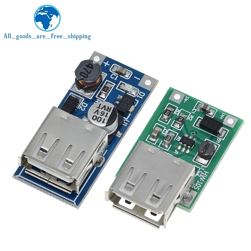 Модуль повышения мощности TZT DC-DC Boost (0 9 В ~ 5 В) 600 мА Повышающий USB Мобильная плата