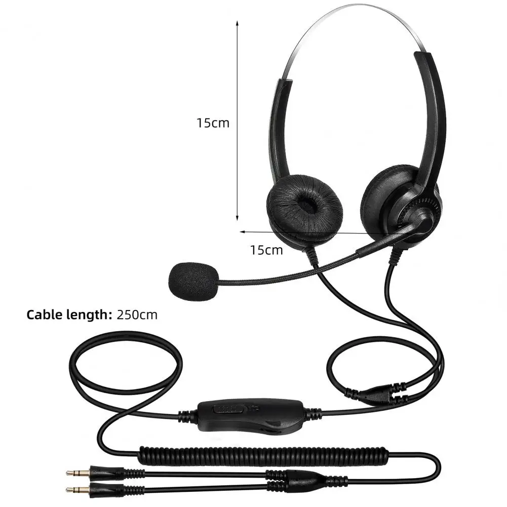 H300D телефонная гарнитура без потерь шумоподавление дышащие 3 5 мм RJ9 колл-центр