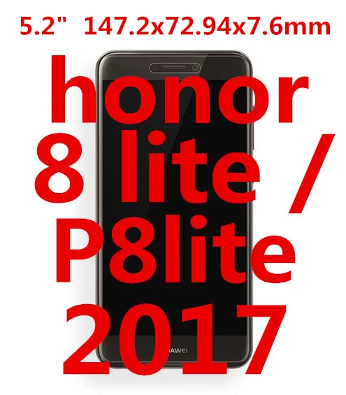 Защитный Стекло для huawei p9lite P8 P8lite P10lite Y6 2 компактная Защитная пленка для экрана для huawei Honor 7X 9lite 6A 6X 5C 8 Honor 7 lite - Цвет: honor 8 lite