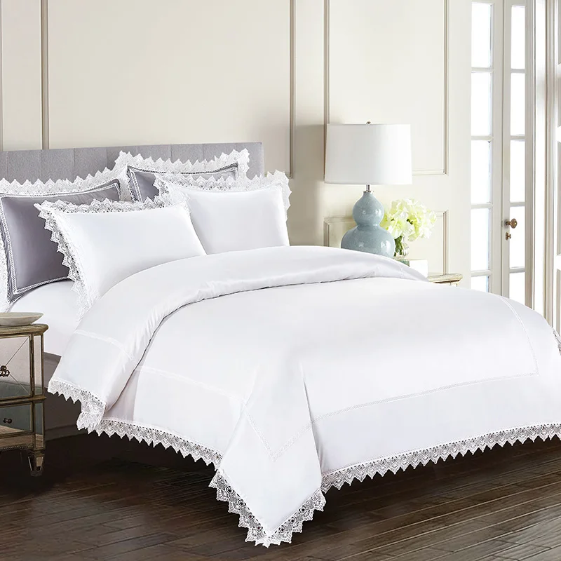 Роскошный 600TC Египетский хлопок Европейский цветочный принт комплекты