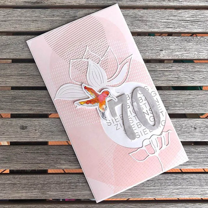 Немецкая детская одежда облако лотоса луна резные штампы DIY ремесла открытка