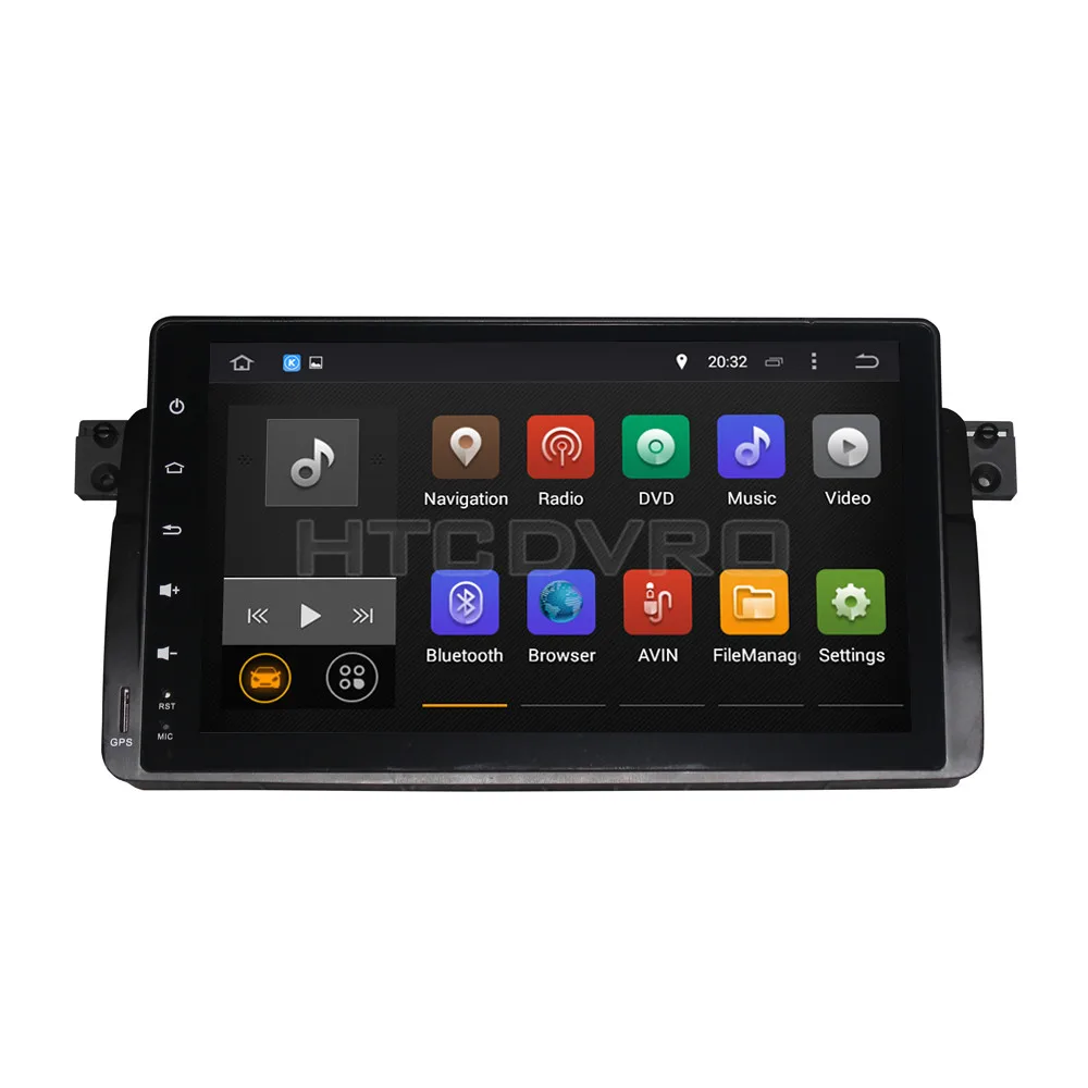 YMODVHT 9 дюймов 4G Восьмиядерный Android 0 7 1 автомобильный dvd плеер для BMW E46 1998 2005 M3 3 серии