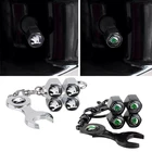 Колпачки на стержни клапана колеса для Skoda Octavia A7 RS Fabia Rapid Kodiaq Superb 2 Yeti Karoq Vision S Kodiak, автомобильные аксессуары