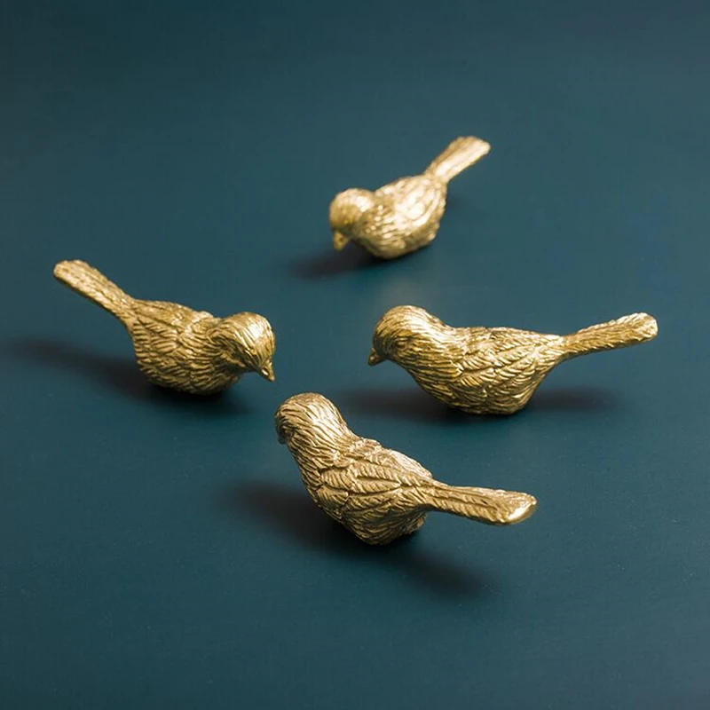 

Bird shape/ Solid Brass Knobs Cupboard Pulls Drawer Knobs Kitchen Cabinet Handles American Furniture Handle Hardware