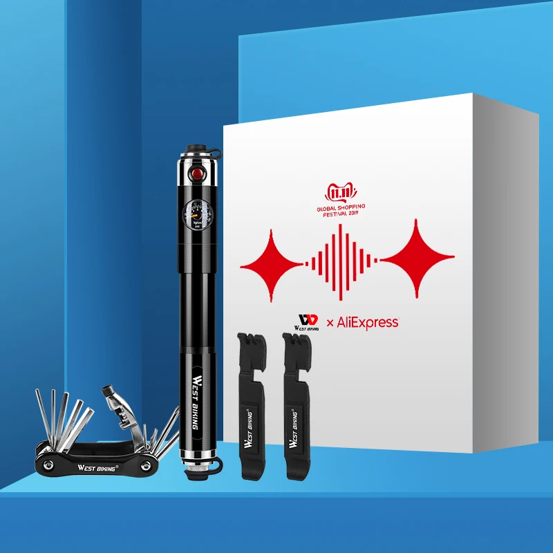 Подарочная коробка для велосипедов насос велосипеда рычаг шин мульти