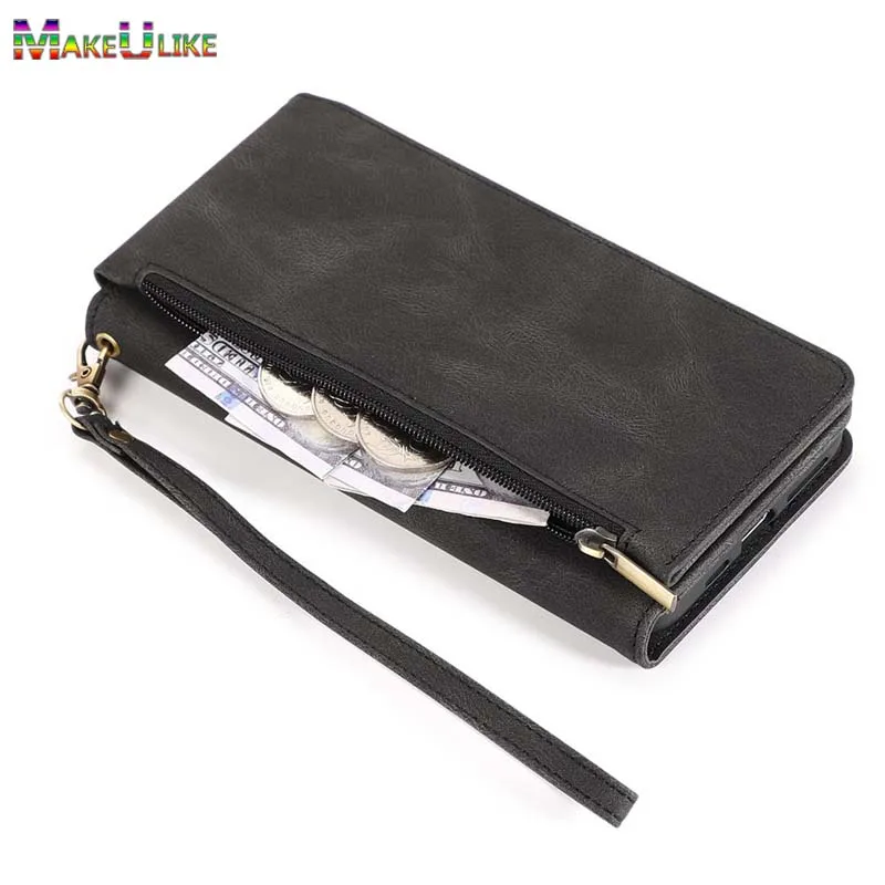 

Zipper Wallet Case For iPhone 11 12 Pro Max Mini 12Min 11Pro 12Pro X XR XS Max 7 8 Plus SE 2020 Cover Leather Fashion Flip Case