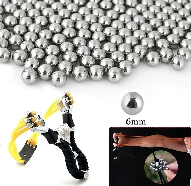 

Wholesale Steel Balls Dia 4/5/6/7/8/9/10mm for Hunting Slingshot Stainless Steel Slingshot Steel Ball for Bearing Catapult Bike