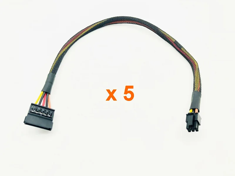 

5 шт., кабель питания для жесткого диска Dell Vostro 3668 3667 3650 SATA