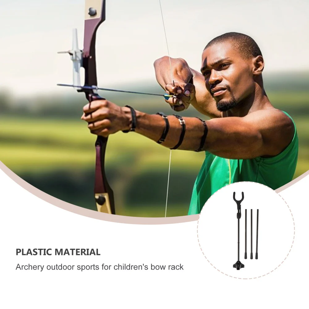 

1pc Glass Fiber Tripod Bow Stand Portable Recurve Bow Foldable Bracket Holder