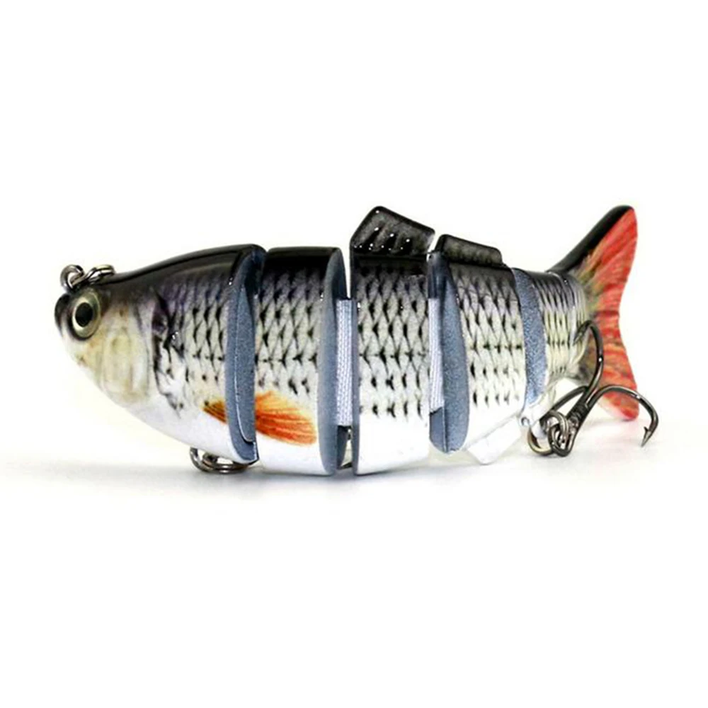 

Fishing Lures Fishing Wobblers Lure Swimbait Bait Artificial Hooks 6 Segments Fishing Accessories