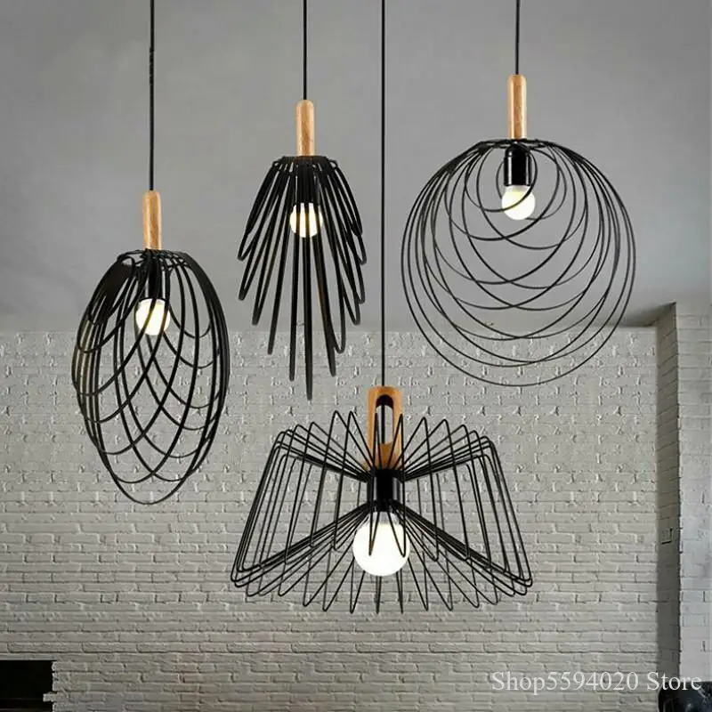 Американский промышленный Железный блеск подвесные светильники промышленное