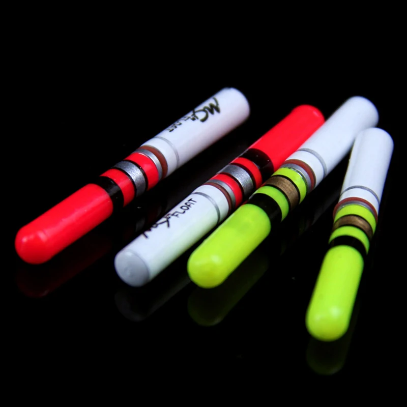 

10Pcs Light Sticks Green / Red Work with CR322 Battery Operated LED Luminous Float Night Fishing Tackle B276 light stick