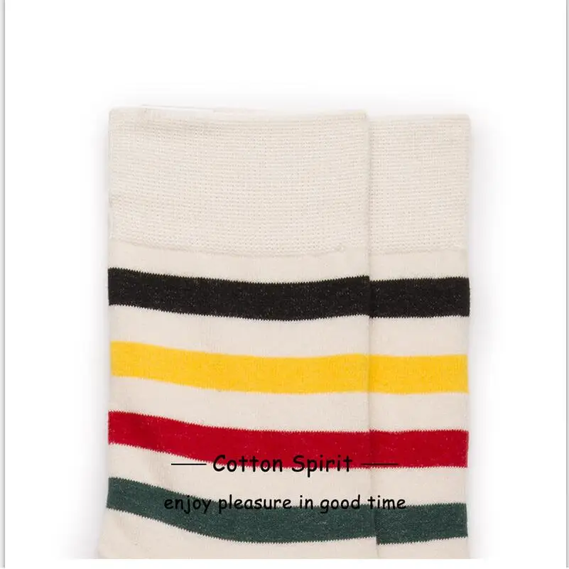Women Men Solid Striped Cotton Sport Socks Ankle Sock Unisex Ivory Base Multi Stripes Short Winter Socks 5 pairs/ lot AL101SC