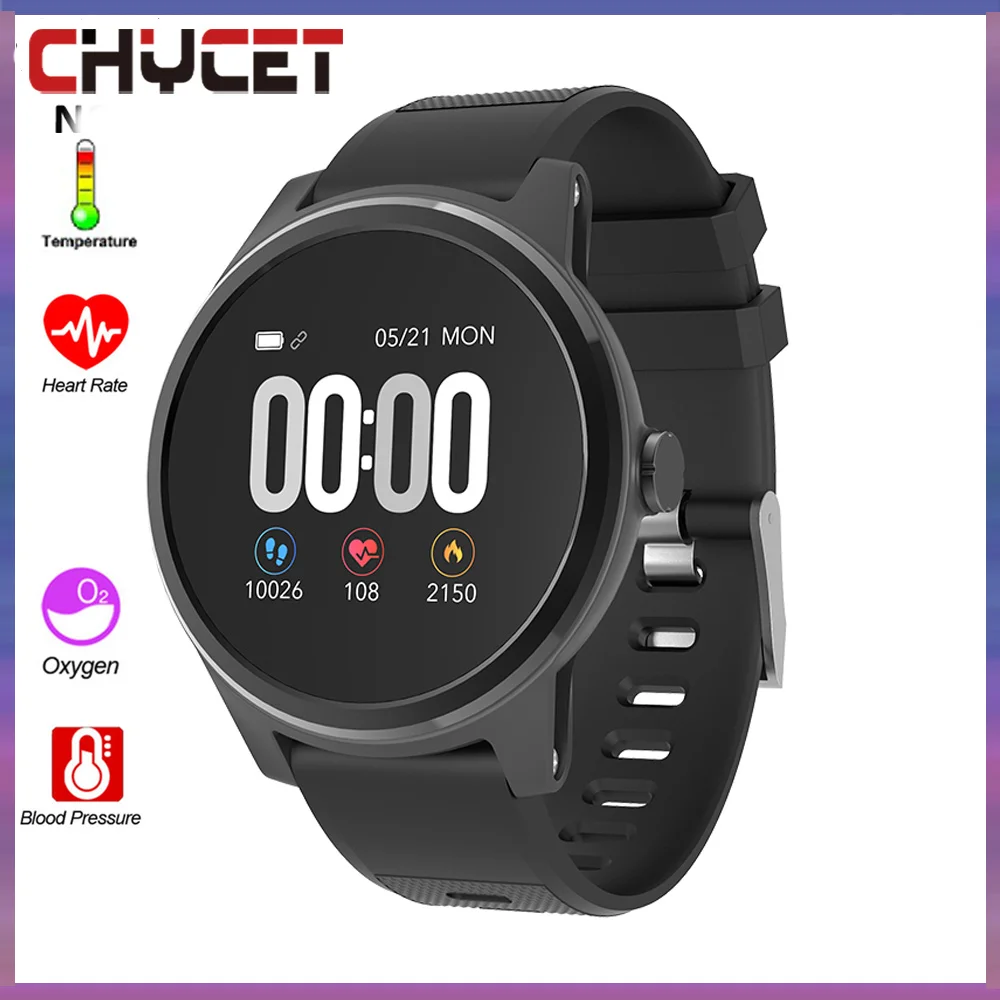 

CHYCET ECG PPG Smart Watch Sport Fitness Activity Blood Pressure Heart Rate Monitor Wristband Waterproof Band For IOS Android
