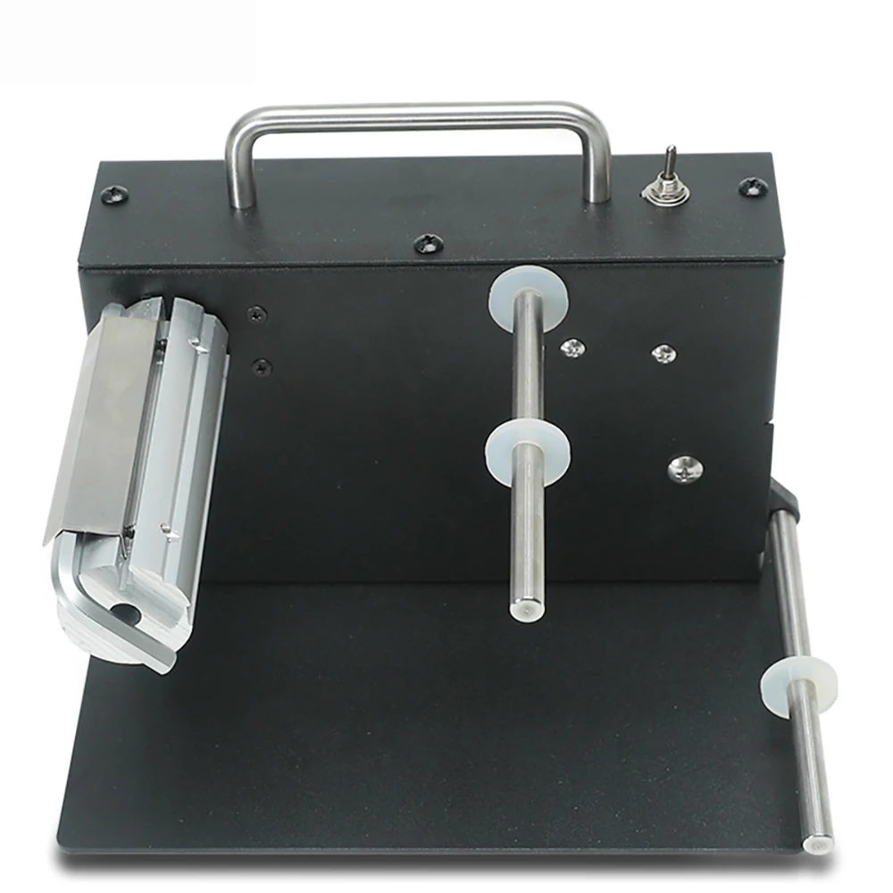 

180mm Automatic Label Rewinder Bar Code Tags Two-Way Rewinding Machine Mini Label Paper Winding Machine 1-8 Inch/S AC 100-240V